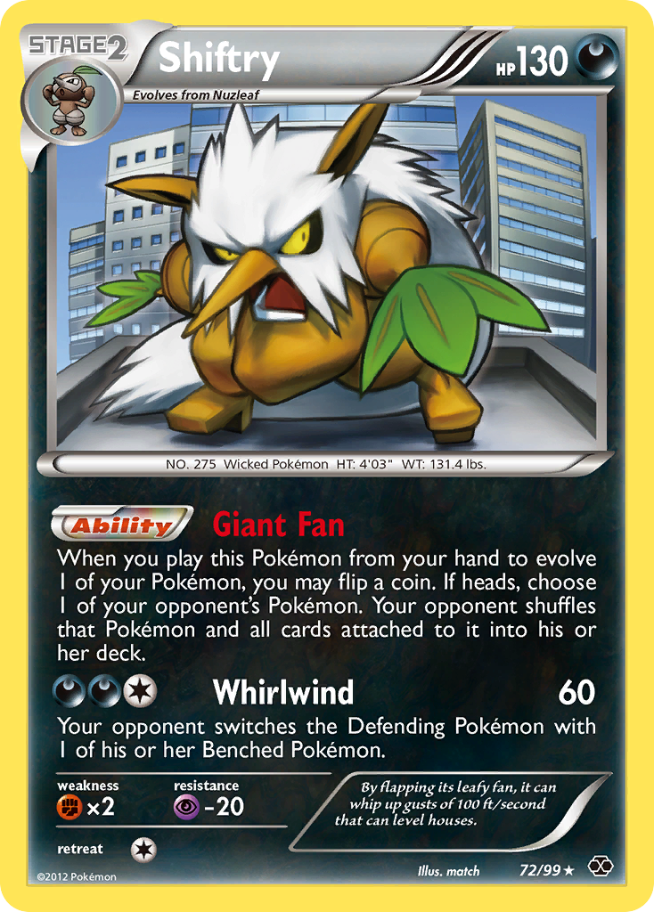 Next Destinies Shiftry #72/99
